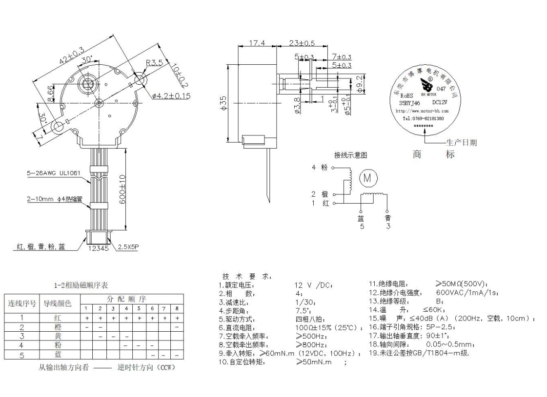 直線減速電機