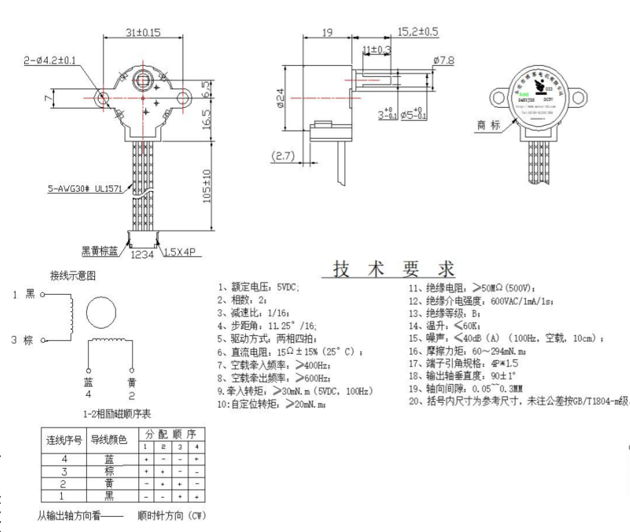 24BYJ28參數表