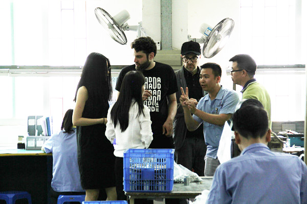 德國DADA MACHINES客人熱情來訪博厚電機公司